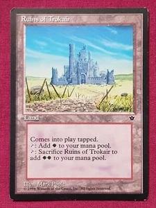 Magic The Gathering FALLEN EMPIRES RUINS OF TROKAIR land card MTG - Picture 1 of 2