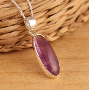 Dazzling Ruby Gemstone 925 Sterling Silver Handmade Pendant S-39 - Picture 1 of 5