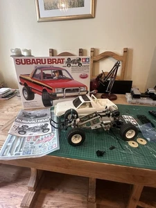Tamiya Subaru Brat Rc New Built Boxed Complete with Unpainted Body shell - Picture 1 of 11