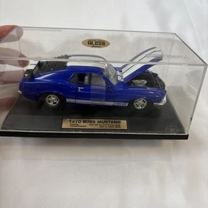 TootsieToy Hard Body 1970 Boss Mustang White 1:32 With Plastic Case Diecast - Picture 1 of 10