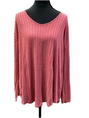 Ana Sweatshirt Womens L Baroque Rose Solid Round Neck Long Sleeve Pullover New - Imagem 1 de 4