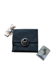 Vintage Gucci Geldbeutel schwarz - Bild 1 von 9