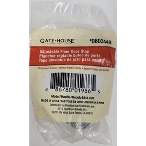 Verstellbarer Boden Türstopper Öl eingerieben Bronze 1 3/4" Torhaus #0803440 Wand - Bild 1 von 2