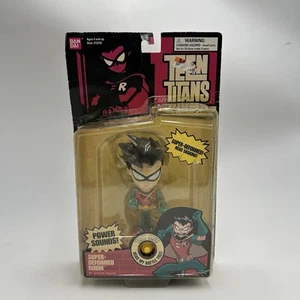 Super Deformed Power Sounds Robin Teen Titans Go! 5" Figure 2003 Bandai Vintage - Picture 1 of 6