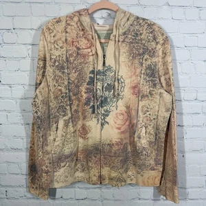 Sudadera con Capucha Bohemia De Colección Y2K Mujer Talla XL Abstracta Artística Grunge Cremallera Completa Suéter - Imagen 1 de 10