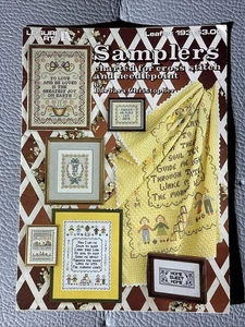 Leisure Arts Leaflet SAMPLERS for Cross Stitch & Needlepoint - B Christopher ‘81 - Picture 1 of 2