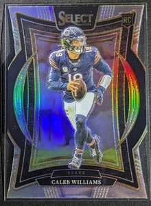 2024 Select *Caleb Williams* Concourse RC Silver Prizm Die-Cut Rookie #25 Bears - Picture 1 of 9