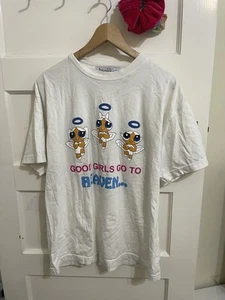 Camicia vintage Powerpuff Girls Good Girls Go to Heaven Bad Girls Go to BALI taglia L - Foto 1 di 5