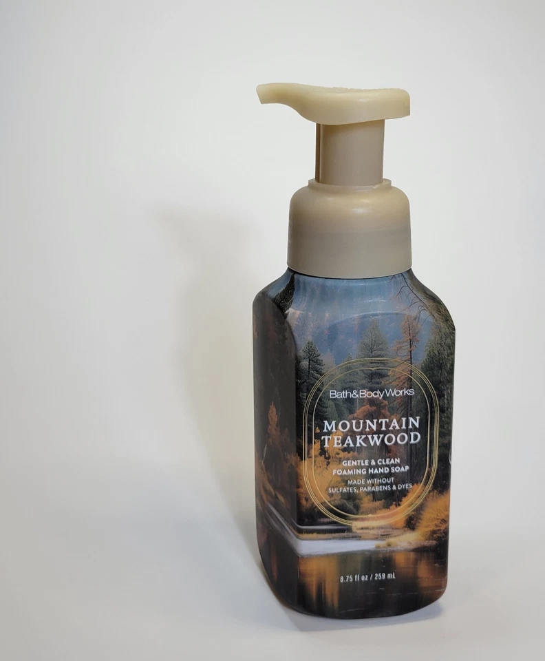 BATH & BODY WORKS 山地柚木温柔清洁发泡手皂(1 件装) — 第 1/1 张图片