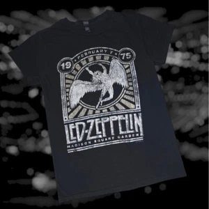 Led Zeppelin 1975 Madison Square Garden Band Tee Black S - Picture 1 of 7