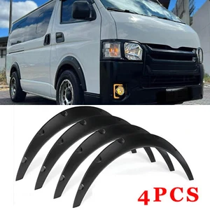 4.5" Flexible Fender Flares Extension Wheel Arches Body Kit For Toyota Hiace Van - Picture 1 of 12