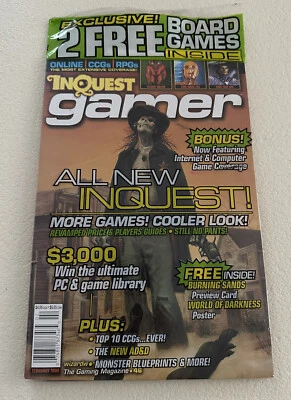 Inquest Gamer Magazine Issue 46 Feb 1999 Poster - Magic and the gathering - AOL - Image 1 of 4