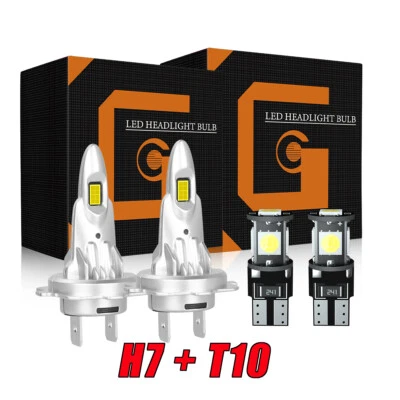 For MITSUBISHI OUTLANDER H7+T10 LED Headlight Bulbs Kit Low Beam - image 1 of 4