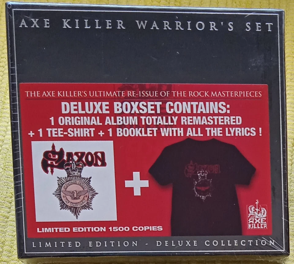 SAXON - Strong Arm Of The Law (CD+T-Shirt, Hard Rock, Limited Box Set, NEU/OVP) - Bild 1 von 2