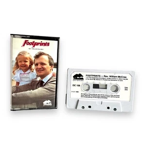 Footprints By Rev. William McCrea Cassette Tape Album RARE 1984 Gospel - Picture 1 of 12