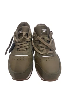 Reebok RB1980 Harman Work Safety Toe Sneakers Size 8M Work Shoes Green Suede - Picture 1 of 9