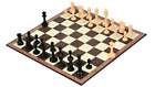 Combo of International Plastic Chess Set  - 3.8" King with Folding Chess Board