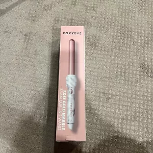 Nueva Varita Rizadora FoxyBae 32mm Blanco Mármol Oro Rosa Profesional Fácil de Usar - Imagen 1 de 2