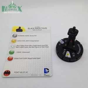Heroclix Batman: Arkham Origins Set Black Mask Thug #002 ¡Figura común con tarjeta! - Imagen 1 de 1