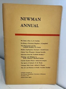Newman Annual 1953, Newman Foundation, University of Minnesota; Arnold Lunn, etc - Picture 1 of 13