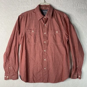 Austin Clothing Company Button Short Fitted Mens Small Red NWOT - Picture 1 of 14