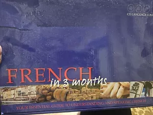 Learn French In 3 Months CD Triple Disc Kit - Picture 1 of 3