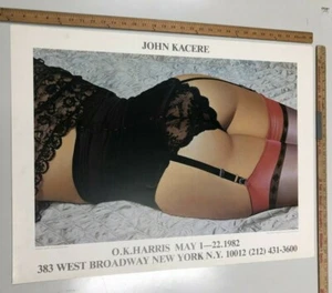 VINTAGE POSTER John Kacere O.K. Harris New York City 1982 "Ileana-82" Iconic - Picture 1 of 6