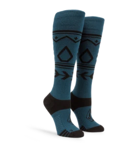 VOLCOM Women's Heavy Weight Socks TTT SOCK - Storm Blue - Size M/L - NWT - Picture 1 of 1