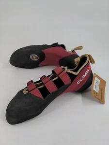 Climb X Rock-It NLV Strap Red/Black Climbing Shoes,Women's 12 - Picture 1 of 4