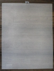 One (1) Single Sheet Darice Clear Plastic Canvas 7 Count Mesh 10-1/2" x 13-1/2" - Picture 1 of 1