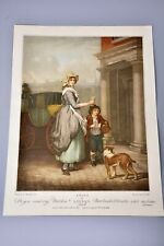 Antique Clipping/Print: Cries of London Plate 4, Match Seller