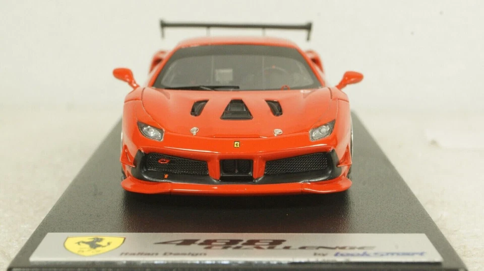 FERRARI 488 CHALLENGE 2017 ROSSO SCUDERIA LOOKSMART LS476C 1:43 RED ROT ROUGE - Photo 1/4