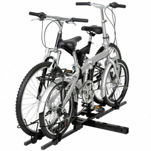 Hitch Mount 2 Bike Rack Bicycle Carrier Platform Rack Car Truck SUV 2" Receiver - Picture 1 of 16