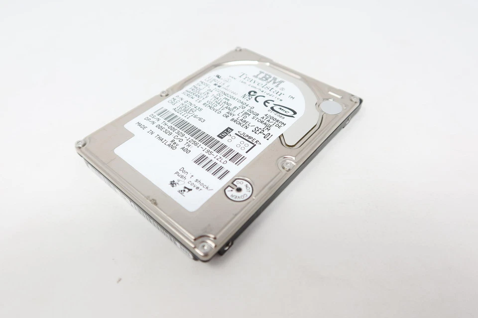20GB 2.5" Ultra ATA 4200RPM 100Mb/s 2MB Cache Laptop Hard Drive IC25N020ATDA04-0 - Image 1 of 2