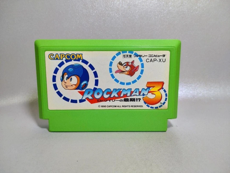 Rockman 3 Megaman 3 NES CAPCOM Nintendo Famicom From Japan - Image 1 of 1