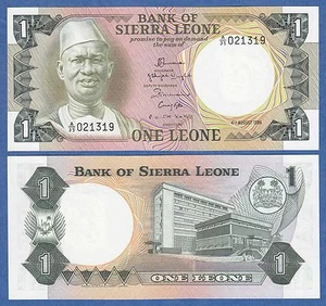 Sierra Leone 1 Leone P 5e 1984 UNC ( P 5 e ) - Picture 1 of 1