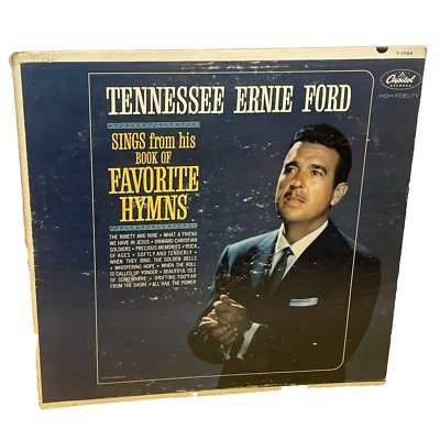 Tennessee Ernie Ford Sings From His Book Of Favorite Hymns (Vinyl, 1977) Good - Image 1 of 4