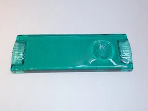 Grünglas Sushi Serviertablett mit Griff - Bild 1 von 4