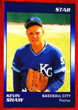 1989 Star Minor League Kevin Shaw #63 (Baseball City Royals) .........S00311