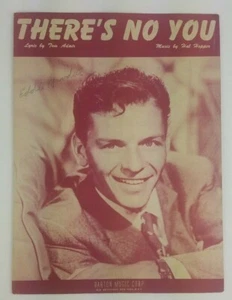 Vintage Sheet Music ~ There's No You ~ 1944 ~ Frank Sinatra Cover - Picture 1 of 3
