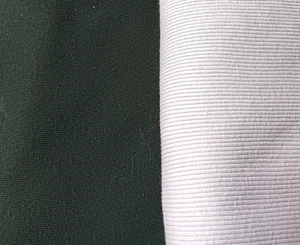 3 1/2 yards Forest Green (1 .5 yd) & Light Green (2 yd) Tubular Neckband Fabric - Picture 1 of 6