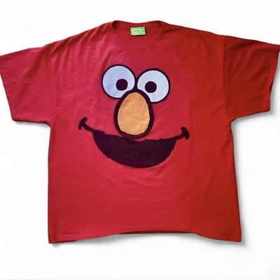 Camiseta De Colección Sesame Street Para Hombre Elmo Roja Gráfica Talla 2XL Foto 1 de 2