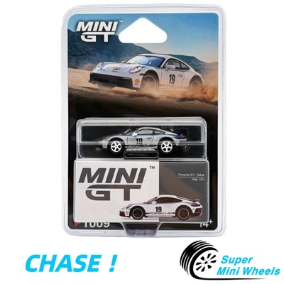 ¡PERSECUCIÓN!Mini GT 1:64 Porsche 911 Dakar Rally 1974 #1009 Foto 1 de 2