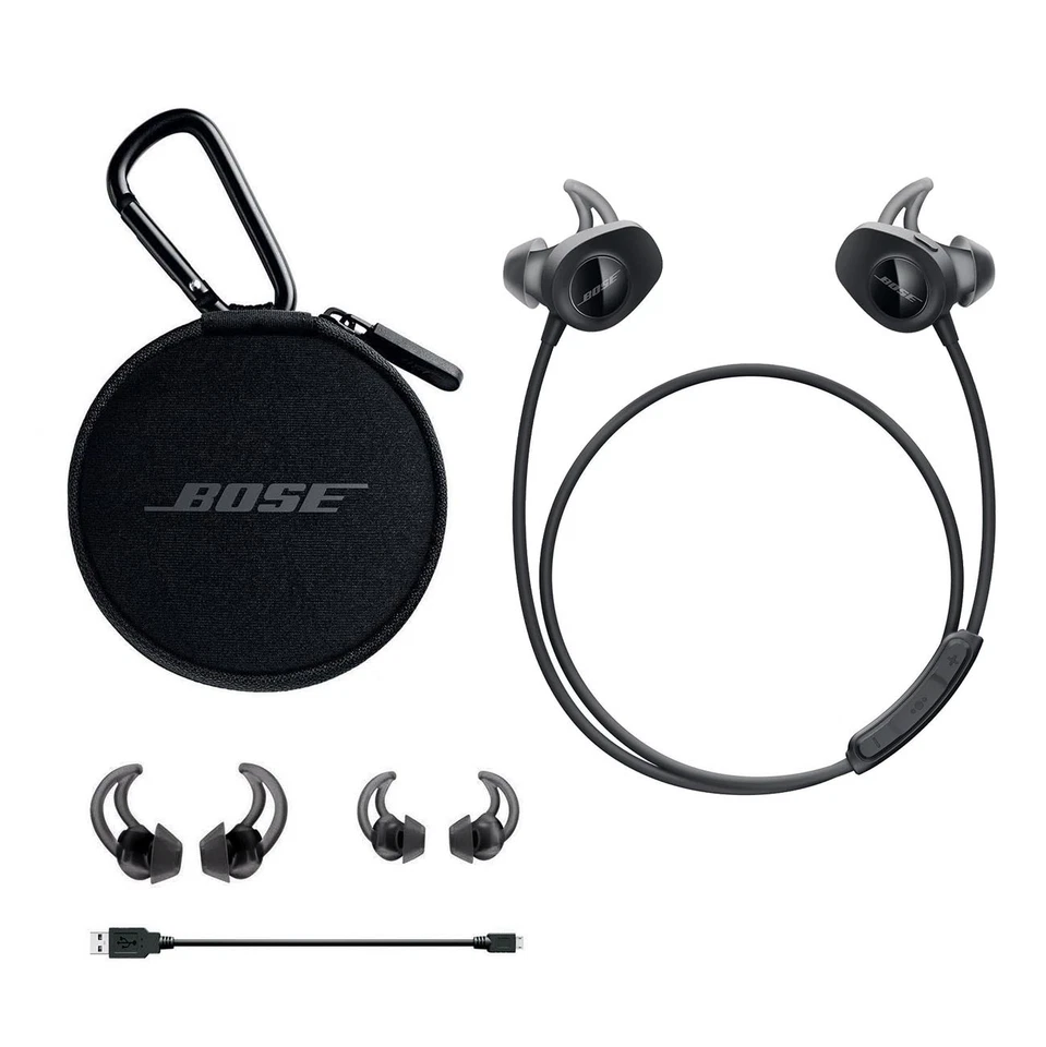 Bose SoundSport Wireless Kabellose Bluetooth In-Ear Kopfhörer Ohrhörer - Schwarz