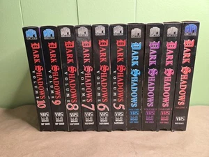 Vintage VHS Dark Shadows Series Soap Opera Volumes 1 - 10 - Picture 1 of 3