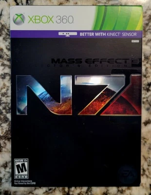 XBOX 360: MASS EFFECT 3 - N7  COLLECTOR'S EDITION - STEELBOOK, CIB COMPLETE - Image 1 of 4