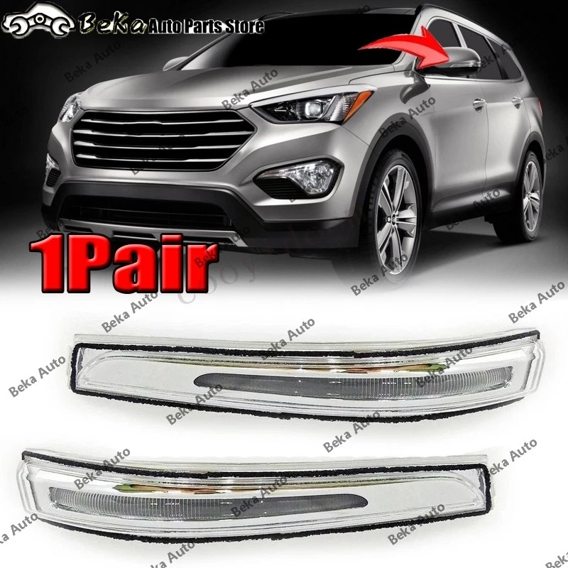 1 par de luces de giro LED retrovisor para Hyundai SANTA Fe XL 2013-2016 Foto 1 de 4