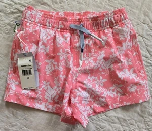 SOUTHERN TIDE Boys Island Blooms Swim Trunks Shorts Geranium Pink XS 4 / 5 NWT - Picture 1 of 5