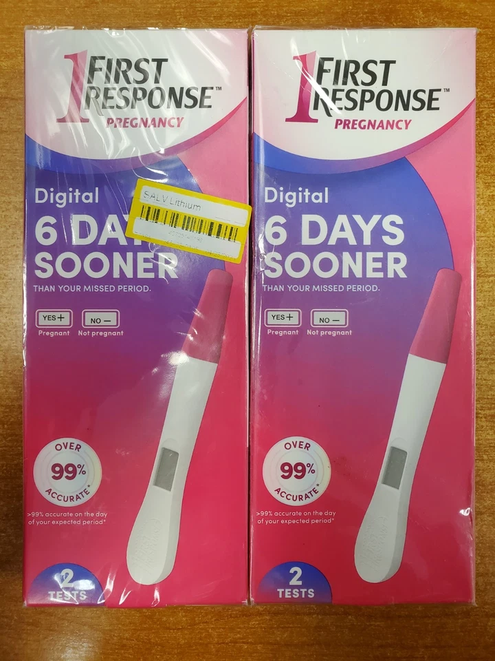 First Response Digital Pregnancy Test 2 Tests Exp 2022
