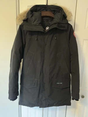 Canada Goose Jacket Men’s Langford Fur Collar Parka Red Label Size Medium - Imagem 1 de 4